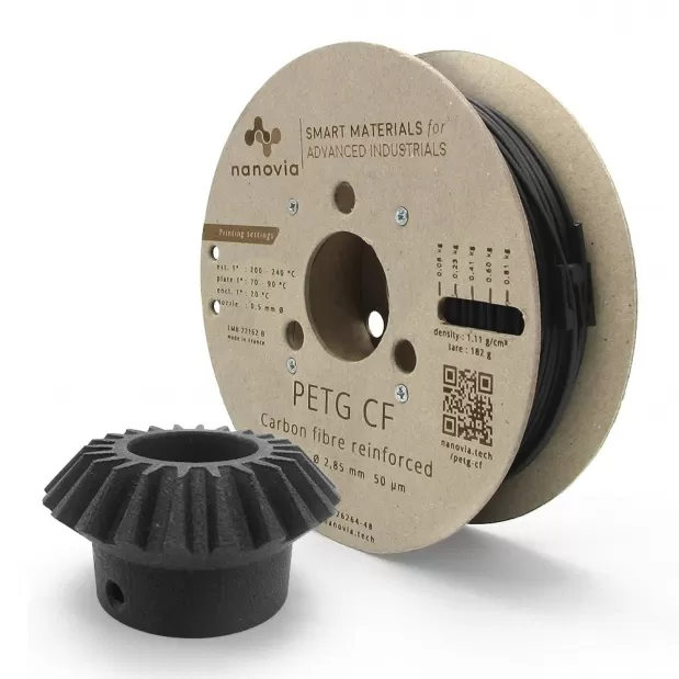 PETG CF Nanovia (carbon fiber reinforced) - 1.75 mm - 500 g
