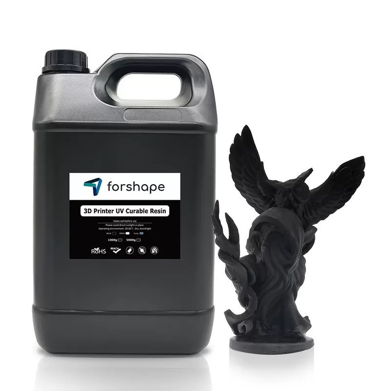 Résine Premium Noire Forshape - 5000 ml Résine Premium Noire Forshape - 5000 ml
